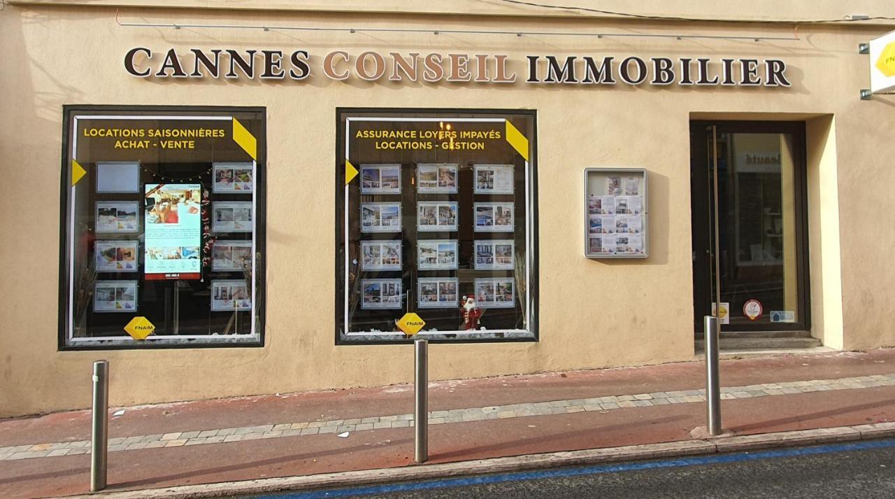 Cannes Conseil Immo - Appartement moderne à 250 m du Palais des festivals et des Plages Exterior foto